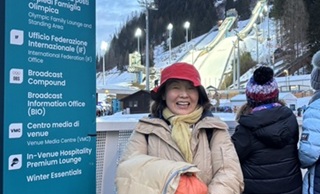 平井(佐藤)洋子さん(71期)より、ミラノ・コルチナ五輪の現地写真をお寄せいただきました